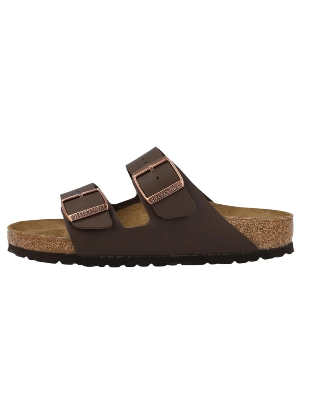 NWT Birkenstock Arizona Birko-Flor Brown Unisex Size 44 R US M 11-11.5 | US W 13